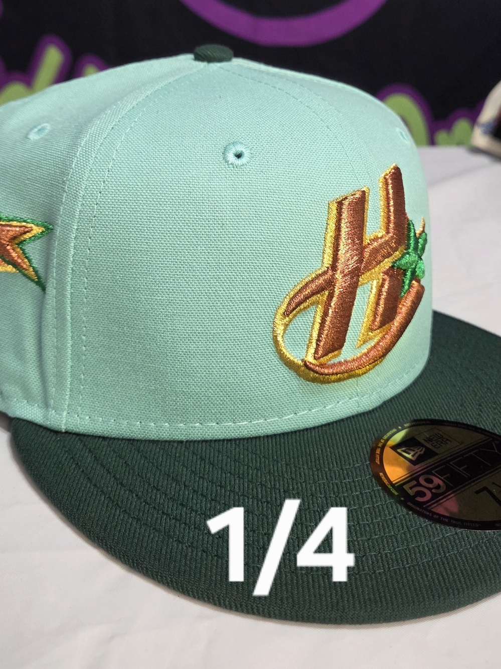 New Era 7 1/4 - Topperz Two Tone Huntsville Stars